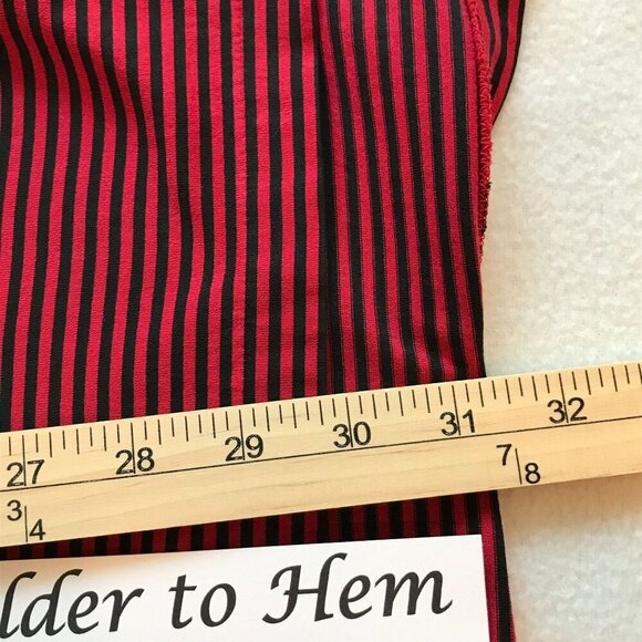 Polo Golf by Ralph Lauren Men's 2-Button Striped Polo Shirt Sz XXL in Red, Black - Picture 13 of 14